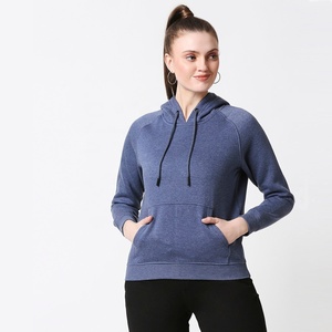 Sudadera gruesa mujer casual sólido manga larga suelta fit tops pullover mujer Otoño Invierno mujer gruesa cálida polar sudaderas con capucha - Product Image 3