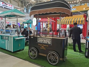 Yourtime Ice Cream Bike Cart Calle al aire libre Personalizado Plegable Mobile <span class=keywords><strong>Food</strong></span> Cart Electric Sast Sood Cart Electric <span class=keywords><strong>Food</strong></span> Truck - Product Image 3