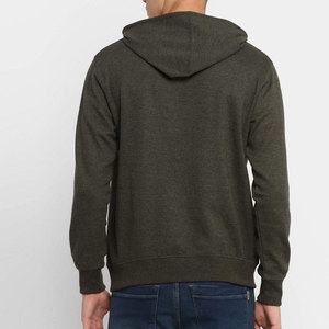 Sweat à capuche moderne pour homme, 100 % coton, manches longues, décontracté, avec poignets côtelés et poche, pour usage quotidien en extérieur - Product Image 2