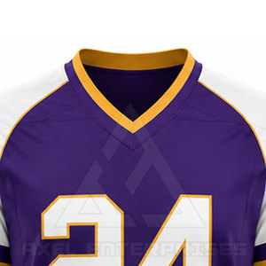 Maillot de football athlétique moderne, maillot de football américain à manches courtes, tenue de jeu d'équipe, vêtements de performance personnalisés, vente en gros - Product Image 4