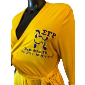 Peignoir en bambou doux et léger pour femme, vêtement de détente de luxe, tenue de nuit confortable, vêtement d'intérieur décontracté avec motif caniche brodé - Product Image 5