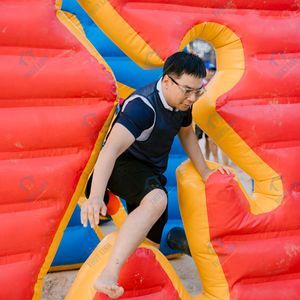 Electric Air Pump <b>Inflatable</b> Wall <b>Game</b> Team Building Uv Printing Viet Nam Greater Than 12 ft Events festivals - Product Image 6