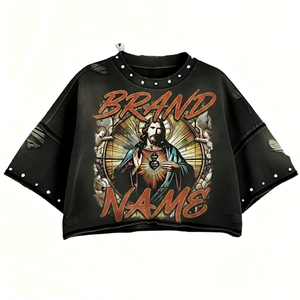 Camiseta de Hombre con Diseño Gráfico de Igualdad, Corte Holgado, Manga Murciélago, Estampado Moderno, 100% Algodón, Cuello Redondo - Product Image 1