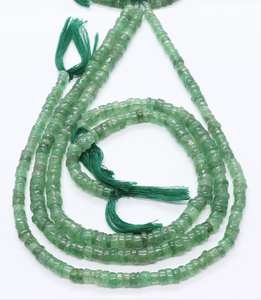 Cuentas de Cuarzo Verde Fresa AAA de 5.5-6MM, Cuentas de Cuarzo Fresa para Fabricación de Joyas - Product Image 1