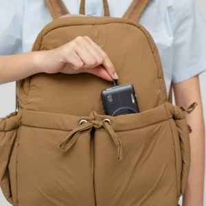 Lightweight Waterproof Women's <b>Backpack</b> Premium Parachute Material Zipper Closure Multi-Pocket Storage <b>Laptop</b> Sleeve Daily Use - Product Image 4