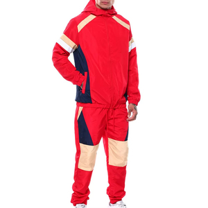 Conjunto Deportivo Personalizado para Hombre, Chaqueta Cortavientos Ajustable de Manga Larga, Ligera, de Poliéster y Nailon - Product Image 5