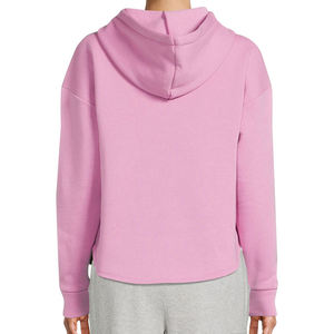 Sudadera con capucha lisa para mujer al por mayor, de alta calidad, 100% poliéster, forro polar personalizado, extragrande, de peso pesado, sudaderas con capucha para mujer - Product Image 6