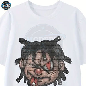 เสื้อยืดสตรีทแวร์พิมพ์ลายสกรีน คอกลม แขนสั้น ผ้าแคนวาส โพลีเอสเตอร์/คอตตอน ระบายอากาศได้ดี คุณภาพพรีเมียม ขายดี - Product Image 6