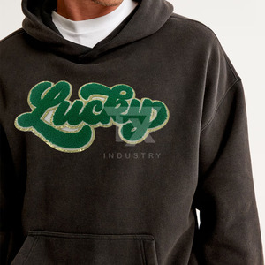 Online Best Selling <b>Pullover</b> <b>Men</b> Chenille Embroidery Hoodies Top Quality <b>Men</b> Hoodies Best Product Chenille Embroidery Hoodies - Product Image 6