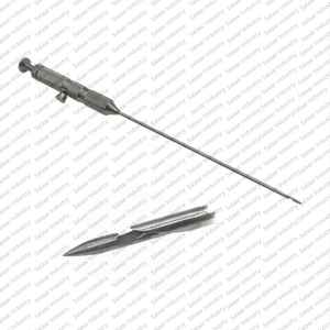 Aiguille à suture autoclavable en acier inoxydable 1,5 mm 2,2 mm, instruments laparoscopiques manuels, fermeture automatique par pénétration de fil - Product Image 4