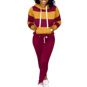 Survêtement Femme Ensemble deux pièces Hiver Chaud Hoodies + Pantalon Pullovers Sweatshirts Femme Jogging Femme Vêtements Sports Suit Outfits - Product Image 5