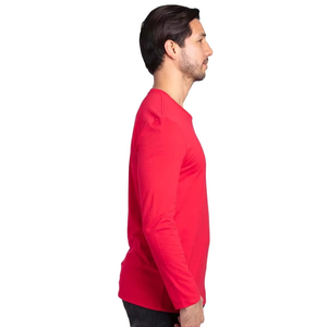 เสื้อยืดแขนยาวผู้ชาย คอโอ ผ้าฝ้าย สีพื้น ทรงปกติ สวมใส่สบาย ผ้าถัก - Product Image 5