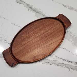 Plateau traditionnel indien en bois de Sheesham pour fruits secs, finition soignée, idéal pour offrir et présenter sur la table, provenant d'Inde - Product Image 5