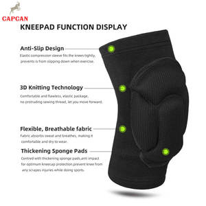 Genouillère en mousse absorbant les chocs et au design confortable, avec sangles réglables et support sécurisé - Product Image 4