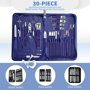New <b>Manicure</b> Pedicure <b>Kit</b> OEM Factory Hot Sales Nail Cutter Cuticle Clippers Beauty Set Customized Salon Grooming <b>Kit</b> - Product Image 6