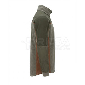 Ropa de Entrenamiento para Hombre, Capa Intermedia Polar para Caza, Ligera, Transpirable, Tejido Elástico, para Clima Frío - Product Image 3