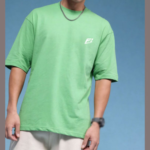 Camisetas de Hombre al por Mayor, Ligeras, Personalizadas, de Color Sólido, con Patrón Liso, Teñidas, de Secado Rápido, Transpirables, con Cuello Redondo y Manga Corta - Product Image 3
