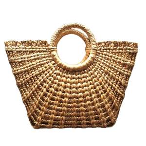 Cesta de almacenamiento de jacinto de agua ovalada de Venta caliente con asas HS 4165/2 - Product Image 2