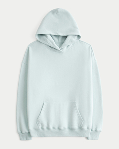 Sudadera con Capucha de Alta Calidad, Informal, de Color Sólido, Holgada, para Parejas, Lisa, de Algodón Suave - Product Image 3