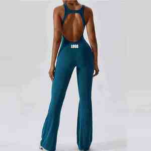 Ensemble de yoga color block tendance, coupe ajustée, effet push-up, doux, pour le sport et la gym, ensemble de sport coloré pour femme - Product Image 3