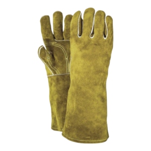 Most Popular Heavy-Duty Cowhide Split Leather Welding <b>Gloves</b> Reinforced Long Lasting Hand Protection Safety Cuff General Purpose - Product Image 5