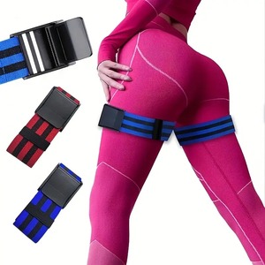 Bandas de Resistencia de Tela para Cadera, Tipo Lazo, de Alta Calidad, con Logotipo Personalizado, para Entrenamiento BFR y Fitness, Tamaño Mediano - Product Image 2