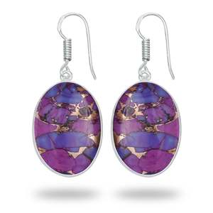 <b>Top</b> Selling Classic Cute Drop <b>Earrings</b> Multi Shape Cut Purple Turquoise Fine Dangle Engagement Party Anniversary Gifts - Product Image 5