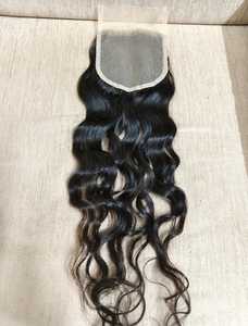 Extensiones de Cabello Humano Indio Rizado Natural con Cierre 5x5, Doble Trama a Máquina con Cordón, Densidad Completa, Suaves y Rizadas - Product Image 4