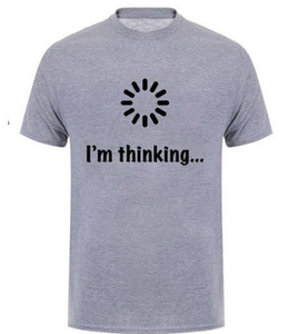 Camiseta Casual de Corte Ajustado para Hombre, con Logotipo Estampado en la Parte Delantera, Tejido de Poliéster/Algodón, Transpirable, Anti-Pilling, Manga Corta - Product Image 1