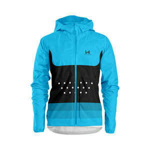 Vestes coupe-vent à capuche personnalisées, écologiques, à séchage rapide, en nylon enduit, imperméables et respirantes, sans MOQ - Product Image 5