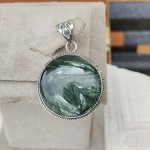 Meilleure vente 925 pendentif en argent Sterling fait à la main Designer amoureux forme pour les femmes cadeau de mariage - Product Image 3