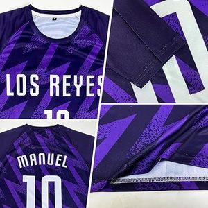 Dernier design, uniforme de football 100% polyester, nouveau style, logo personnalisé professionnel pour adultes, qualité supérieure unisexe, couleur personnalisée rapide - Product Image 4