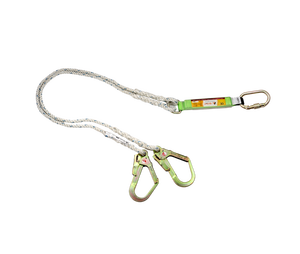 Cordón de Seguridad de Poliéster de Alta Resistencia con Absorción de Impactos y Dos Anillos en D de Acero Inoxidable para Anclaje Fijo y Protección Contra Caídas - Product Image 3