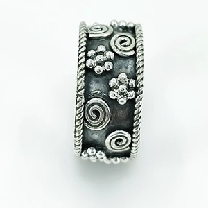 925 Sterling <b>Silver</b> Handmade Designer <b>Ring</b> Band for Women Custom Sizes 4-13 Birthday Anniversary - Product Image 2