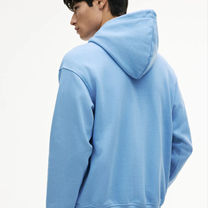 เสื้อฮู้ดดี้สตรีทแวร์ผู้ชาย ผ้าฝ้ายฟลีซคุณภาพสูง ทรงโอเวอร์ไซส์ สกรีนโลโก้ได้ - Product Image 1