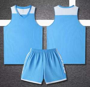 Custom Printed Men's Basketball Team Uniform Black & White Reversible Tracksuit T-shirt Shorts Personalized Basketball Clothing - Product Image 5