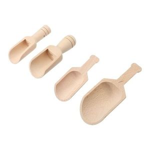 Cuchara de Madera de Haya Natural Ecológica de Diseño Clásico con Mango Largo para Café, Azúcar, Té, Almacenamiento en la Cocina (Capacidad de 10ml-30ml) - Product Image 2