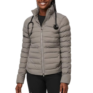 Women's High Quality Printed Puffer <b>Jacket</b> New Fashion Custom Design Breathable Winter Coat Canvas Solid Pattern-Wholesale for - Product Image 2