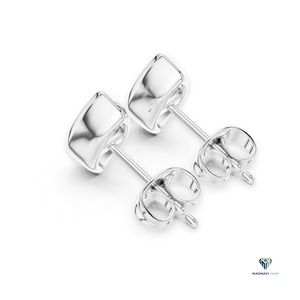 2.50 TCW White <b>Gold</b> Marquise Lab Grown Diamond Three Piece Jewelry Set in 14K <b>Solid</b> <b>Gold</b> Bezel Setting <b>Pendant</b> and Earrings - Product Image 3