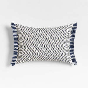 100% Cotton Woven Herringbone Fringe Pillow Covers Decorative Boho Farmhouse <b>Cushion</b> Covers for Sofa Living Room - Product Image 2