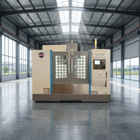 Centre d'usinage vertical CNC avec interpolation précise et coupe stable pour composants de machines et moules en aluminium