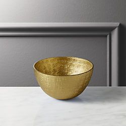 Cuenco de Metal Martillado con Acabado Antiguo de Latón para Servir Comida, Decoración de Mesa de Comedor, Utensilios de Cocina para el Hogar - Product Image 5