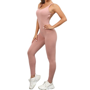 Mono elegante con tirantes para mujer, cuello profundo, informal, para verano, ajustado, a la moda, para vacaciones, playa, viajes, cómodo - Product Image 1