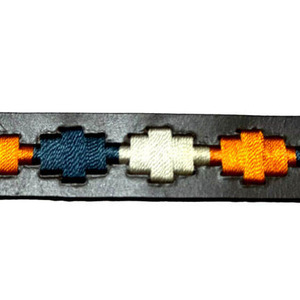 Ceinture en cuir polo réglable, durable, respirante, légère, avec boucle ardillon en alliage, 3,5 cm, personnalisable, style équestre, coutures renforcées - Product Image 3