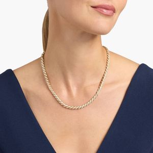 Diamond Slinky Fashion Eternity <b>Necklace</b> in White Gold - Product Image 4