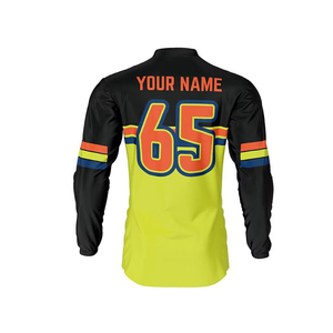 Direct Factory Price High Quality Breathable Plus Size Men's Motocross Jersey Custom Team Name Sportswear Polyester/Nylon Quick - Product Image 4