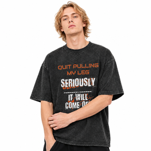 T-<span class=keywords><strong>shirt</strong></span> en coton personnalisé avec logo humoristique et graphique, style vintage délavé, streetwear pour hommes, vêtements OEM ODM, t-shirts à texte, t-<span class=keywords><strong>shirt</strong></span> oversize - Product Image 1