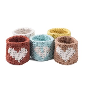 Colorful Macrame <b>Basket</b> Planter Stylish Cotton Rope <b>Basket</b> Holder Ideal For Indoor Balcony And Home Decor Use From India - Product Image 1