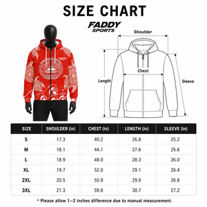 Nouvelle Arrivée 2026 – Sweat à Capuche Entièrement Zippé Personnalisé à Motif Polynésien – Vente en Gros OEM ODM – Polaire Respirant Imprimé Tortue Tribale – Vêtements de Sport - Product Image 6