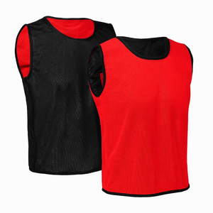 Factory Direct Reversible Soccer <b>Bibs</b> Wholesale Custom Football <b>Training</b> Vests Double Sided Scrimmage Practice Jerseys - Product Image 3